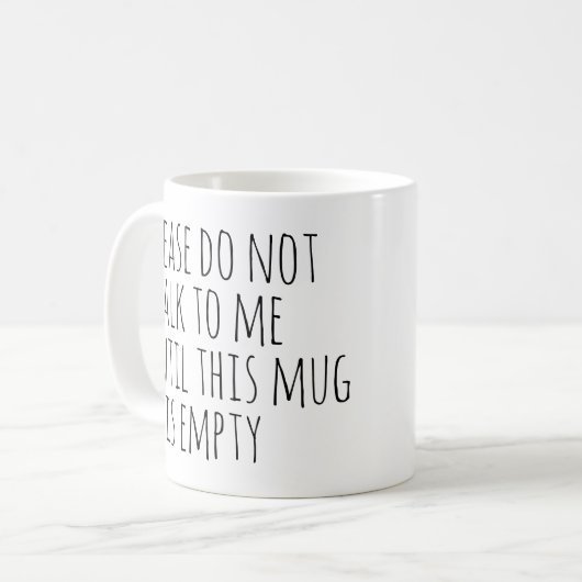 Funny Sarcastic Coffee Drinker Geschenk Kaffeetasse (Vorderseite Links)