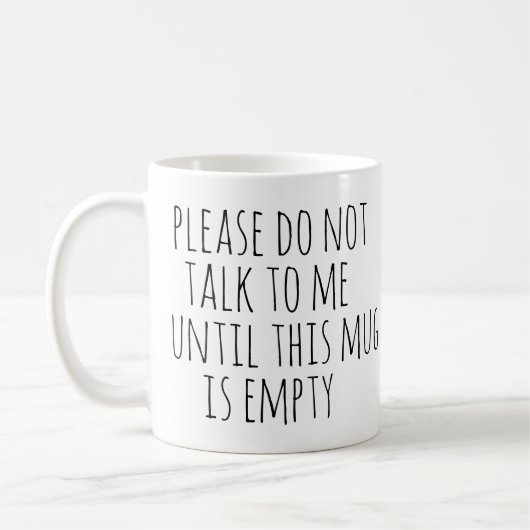 Funny Sarcastic Coffee Drinker Geschenk Kaffeetasse (Links)
