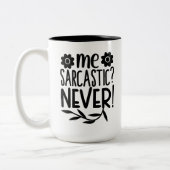 Funny, Sarcastic Coffee Tasse (Links)