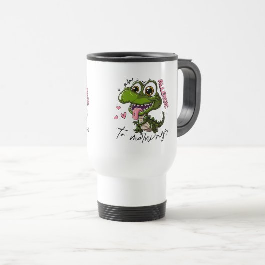 Funny Sarcastic Dinosaur Tasse (VorderseiteRechts)