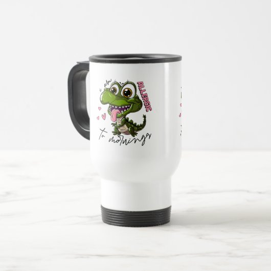 Funny Sarcastic Dinosaur Tasse (Vorderseite Links)