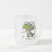 Funny Sarcastic Dinosaur Tasse - "Ich bin allergis (VorderseiteRechts)