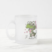 Funny Sarcastic Dinosaur Tasse - "Ich bin allergis (Links)