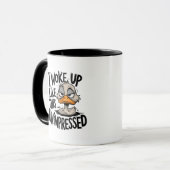 Funny, Sarcastic Duck Tasse (Vorderseite Links)