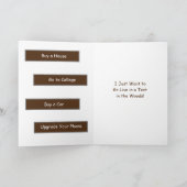 Funny Sarcastic Exhauted Housefrau Spaß Karte (Innenseite)