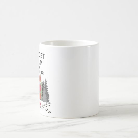 Funny Sarcastic FORGET CALM HO HO HO Holiday Kaffeetasse (Mittel)