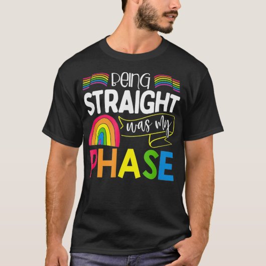 Funny Sarcastic Gay Lesbian LGBTQ Quote Prix Flag T-Shirt (Vorderseite)