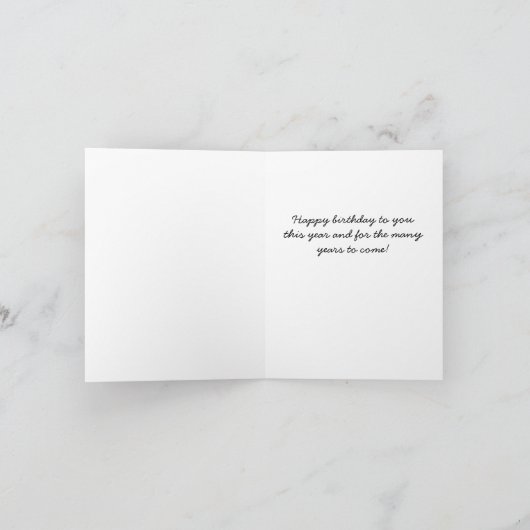 Funny Sarcastic Geburtstag Karte (Innenseite)