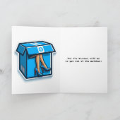 Funny Sarcastic Geburtstags-Spaß Karte (Innenseite)