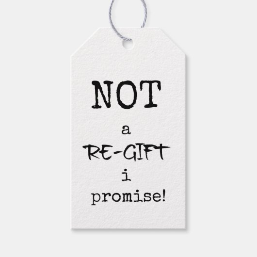 Funny, Sarcastic-Gift-Tags Geschenkanhänger (Vorderseite)