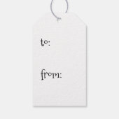 Funny, Sarcastic-Gift-Tags Geschenkanhänger (Rückseite)