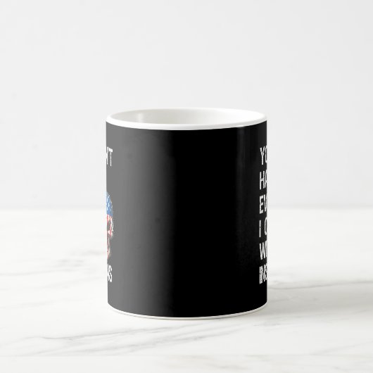 Funny Sarcastic Gift You Couldn't Handle Me Distre Kaffeetasse (Mittel)