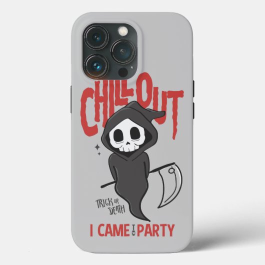 Funny Sarcastic Grim Sensenmann Halloween-Party Case-Mate iPhone Hülle (Rückseite)