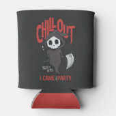 Funny Sarcastic Grim Sensenmann Halloween-Party Dosenkühler (Rückseite)