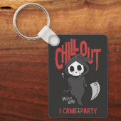 Funny Sarcastic Grim Sensenmann Halloween-Party Schlüsselanhänger (Vorderseite)