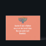 Funny Sarcastic Hanukkah Chanukah Handy Zitat Einladung<br><div class="desc">Funny Sarcastic Hanukkah Chanukah Handy Zitat</div>