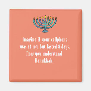 Funny Sarcastic Hanukkah Chanukah Handy Zitat Magnet