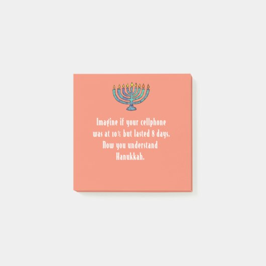 Funny Sarcastic Hanukkah Chanukah Handy Zitat Post-it Klebezettel (Vorderseite)