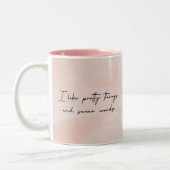 Funny Sarcastic Hübsche Dinge Tasse Geschenk für s (Links)