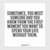 Funny Sarcastic Introvert Spaß Sprichwort Aufkleber (Blatt)