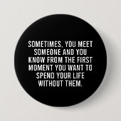 Funny Sarcastic Introvert Spaß Sprichwort Button (Vorderseite)