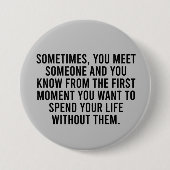 Funny Sarcastic Introvert Spaß Sprichwort Button (Vorderseite)