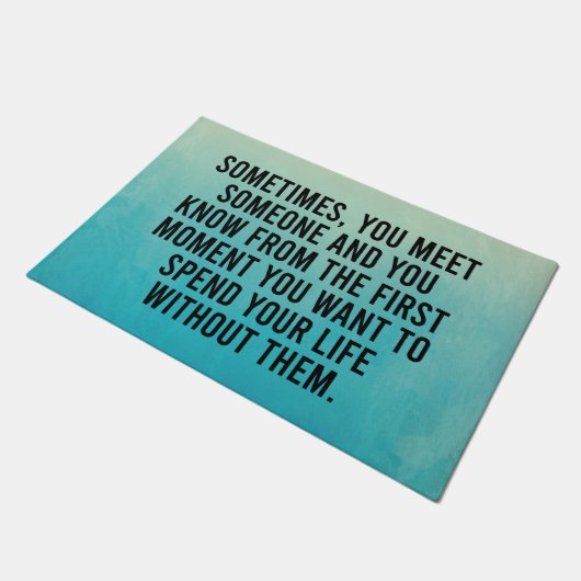 Funny Sarcastic Introvert Spaß Sprichwort Fußmatte (Schrägansicht)