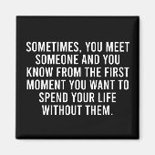 Funny Sarcastic Introvert Spaß Sprichwort Magnet (Vorne)