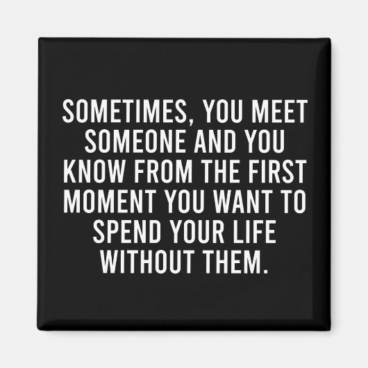 Funny Sarcastic Introvert Spaß Sprichwort Magnet (Vorne)