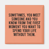 Funny Sarcastic Introvert Spaß Sprichwort Magnet (Vorne)