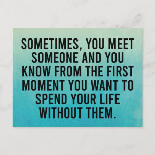 Funny Sarcastic Introvert Spaß Sprichwort Postkarte