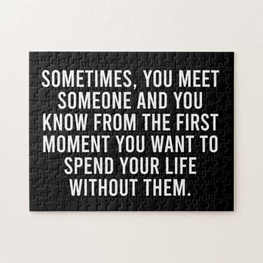 Funny Sarcastic Introvert Spaß Sprichwort Puzzle (Horizontal)
