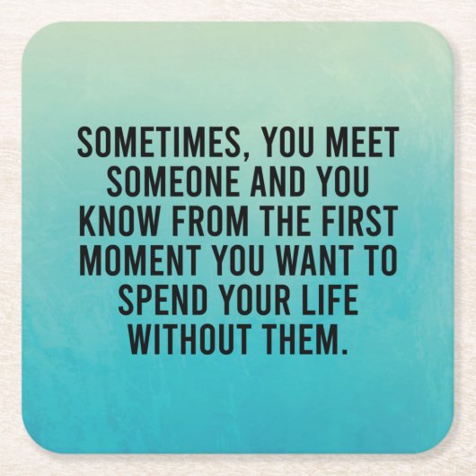 Funny Sarcastic Introvert Spaß Sprichwort Rechteckiger Pappuntersetzer (Vorderseite)