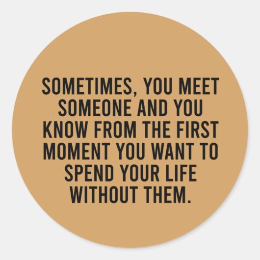 Funny Sarcastic Introvert Spaß Sprichwort Runder Aufkleber (Vorderseite)