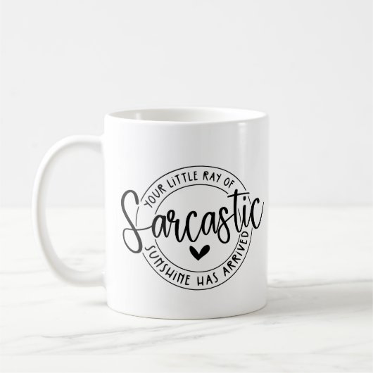 Funny Sarcastic Kaffeetasse (Links)