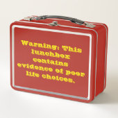 Funny Sarcastic Lunchbox Zitat (Vorderseite)