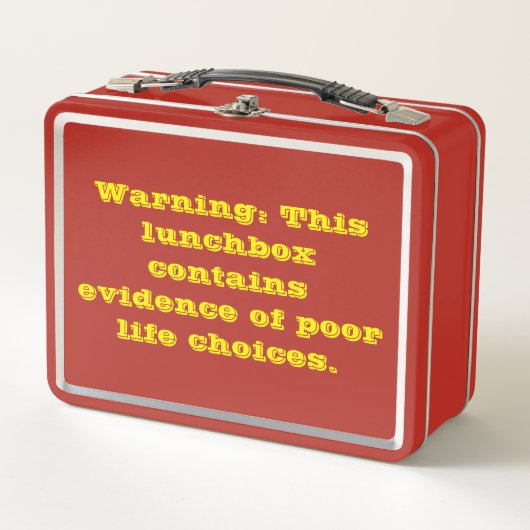 Funny Sarcastic Lunchbox Zitat (Vorderseite)