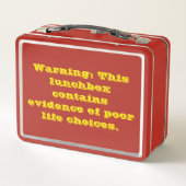 Funny Sarcastic Lunchbox Zitat (Rückseite)