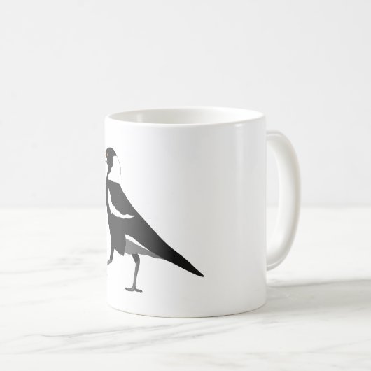 Funny sarcastic magpie Tasse (VorderseiteRechts)