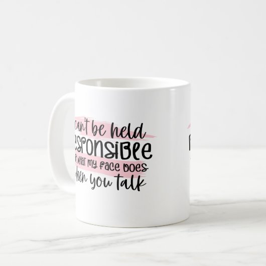 Funny Sarcastic Office Kaffeetasse (Vorderseite Links)