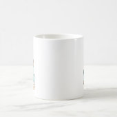 Funny Sarcastic Orange Cat Nope Kaffeetasse (Mittel)