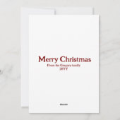 Funny Sarcastic Orange Cat Weihnachten (Rückseite)