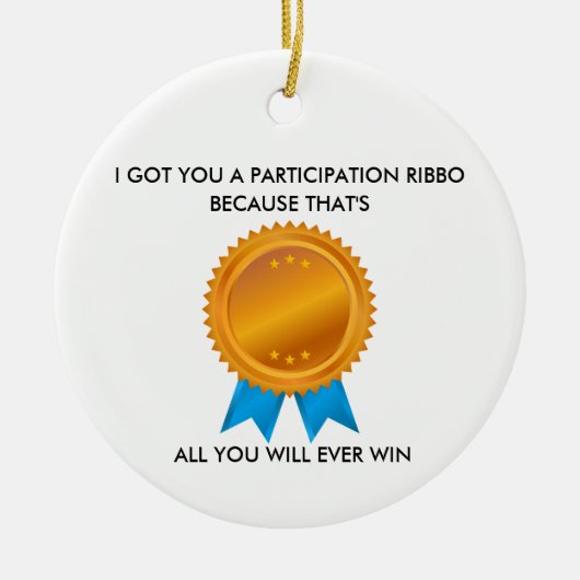 Funny Sarcastic Ornament Gift for Friends Coworker (Vorne)