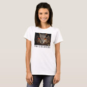 Funny Sarcastic Owl Foto T-Shirt (Vorne ganz)