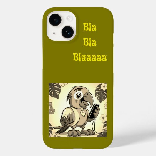 Funny & Sarcastic Parrot Case-Mate iPhone Hülle (Rückseite)