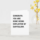 Funny Sarcastic Pensioncard Karte (Gelbe Blume)