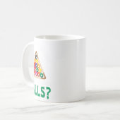 Funny Sarcastic Pool Billiards Slogan Blick Kaffeetasse (Vorderseite Links)