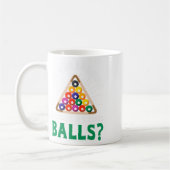 Funny Sarcastic Pool Billiards Slogan Blick Kaffeetasse (Links)