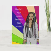 Funny Sarcastic Pop Art Geburtstag Karte (Vorderseite)