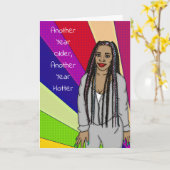 Funny Sarcastic Pop Art Geburtstag Karte (Gelbe Blume)